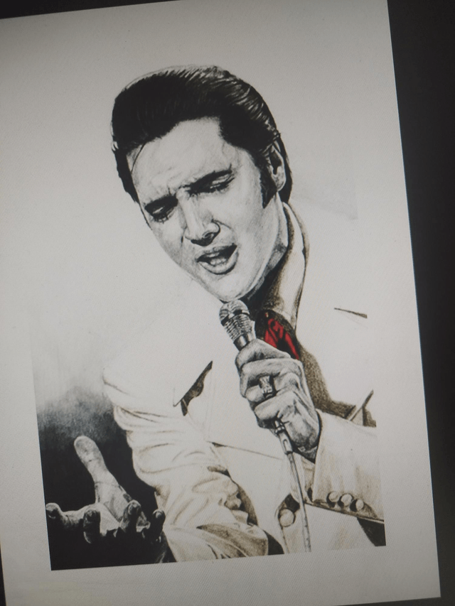 Elvis Presley Vegas Artwork Music Icon Art 