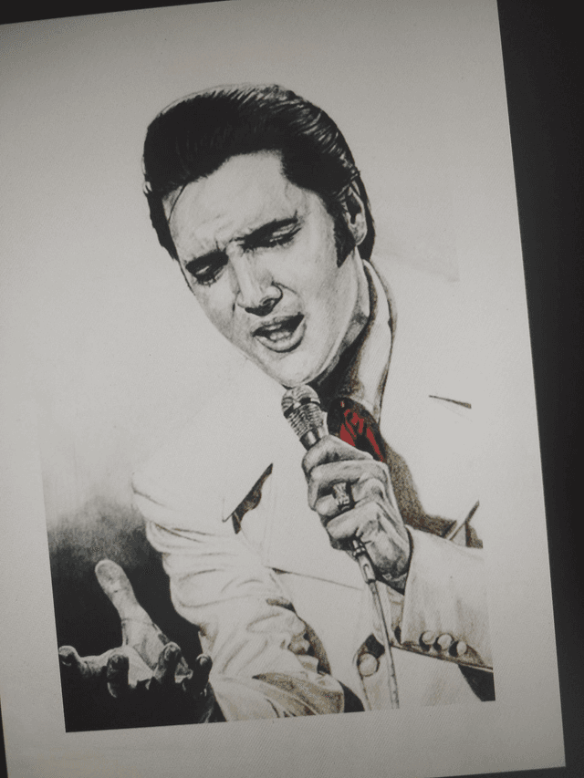 Elvis Presley Vegas Artwork Music Icon Art 
