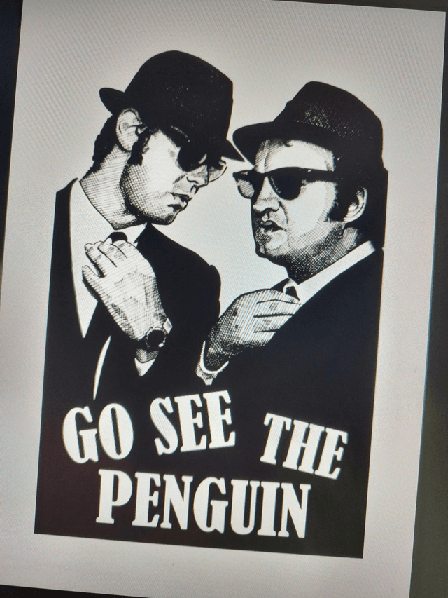 Blues Brothers Penguin Artwork Movie Art 
