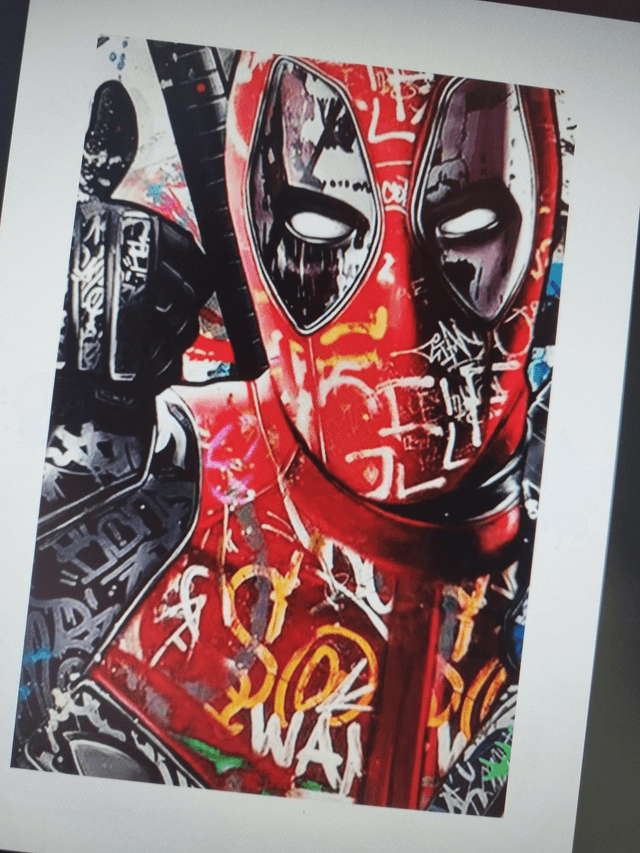 Deadpool Marvel Artwork Graffiti Art