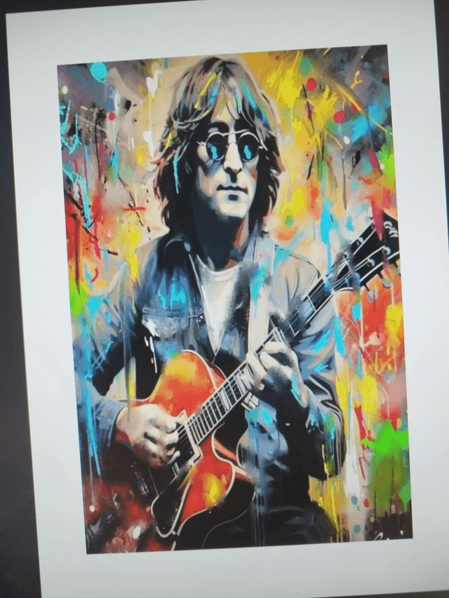 John Lennon Beatles Artwork Music Icon Art 